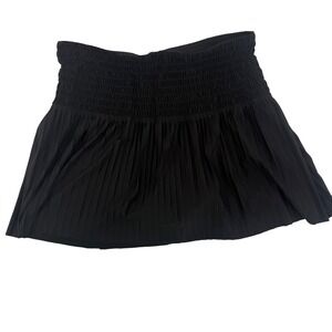 Lucky In Love Skort Black Pleated Tennis Golf Athletic Activewear Skirt S‎
